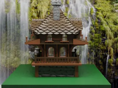 Fairytale house 3D model