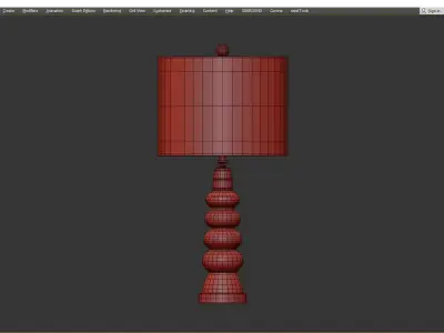 Heathfield Co Blanca Table Lamp Low-poly 3D model