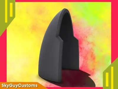 Mandalorian Shoulder Armor 3D Print File 3D print model