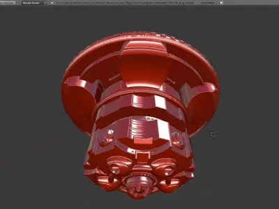 UFO Type 6 High Poly Version 3D model