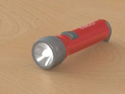 Torch light Free 3D model