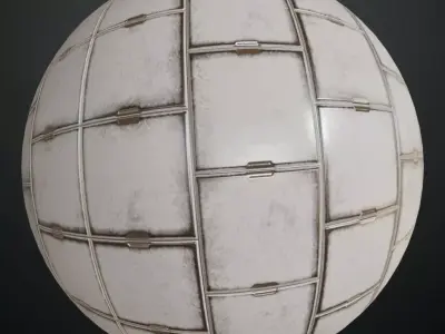 Silver Metal Plate PBR Seamless Texture