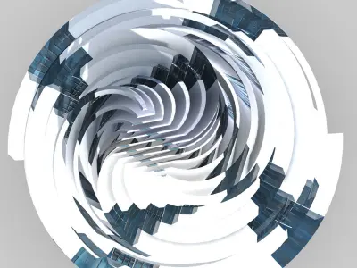 Sci-fi Pyramid 3D model