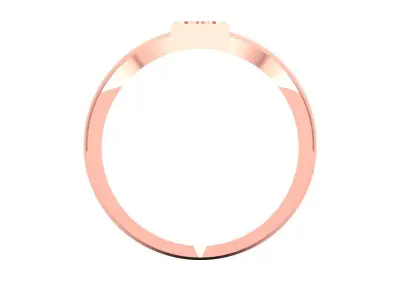 Solitaire Wedding Engagement Women Rings Love Band 3D print model