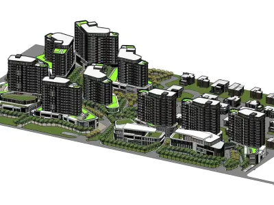 Complex Sketchup 3D model