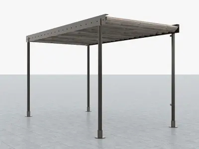 Patio pergola 3D model