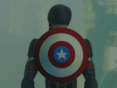 Captain America  3D model