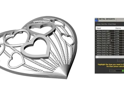 Pendant 0024 3D print model