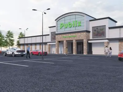 Publix Low-poly 3D model