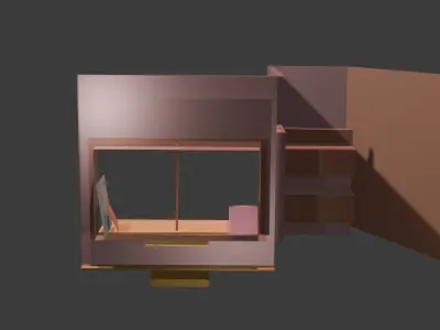 3D MODEL ROOM Free 3D model