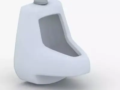 1621 - Urinal Low-poly 3D model