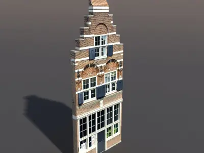 Apartment House 69 Low-poly 3D model