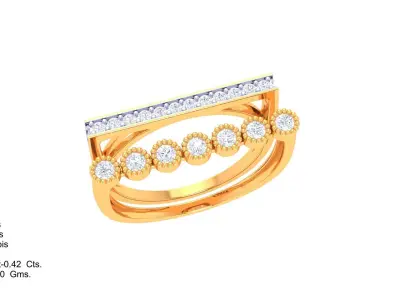 Women Ring Render 3dm STL OBJ FBX Details  3D print model purchase