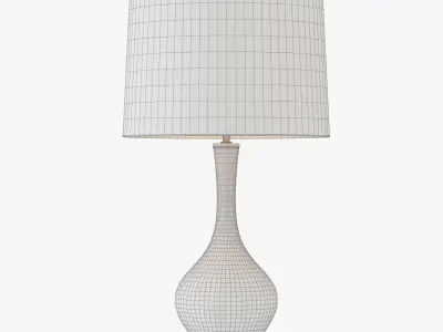 Rejuvenation Colored Glass Table Lamp - Tall 3D model