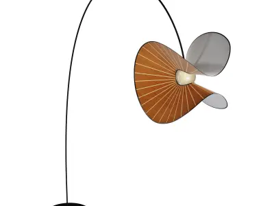 roche bobois mariposa floor lamp arc 3D model