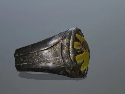 Power Ring Low-poly 3D model