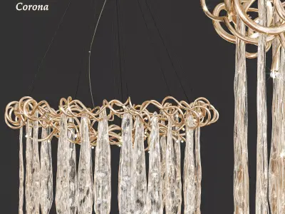 pendant light serip 3D model