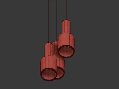 Alvar Aalto A110 Pendant Lamp designed by Alvar Aalto 3D model