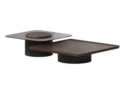 Solid Middle Coffee Table 3D model