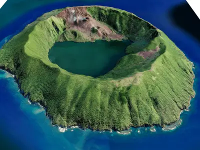 Tofua Island Full 3D model terrain 3D model