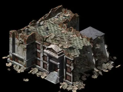 Future World - Ruins 04 3D model