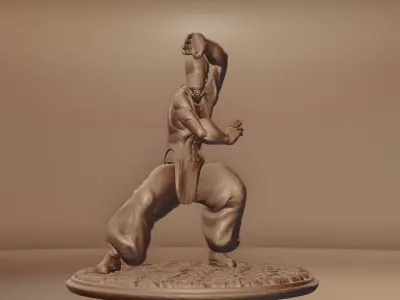 YUN - STREET FIGHTER Free 3D print model