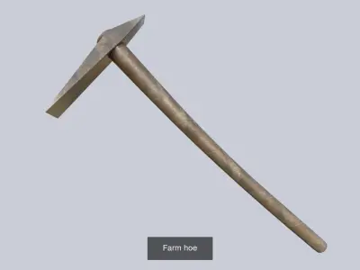 Farm tools collection 3D Model Pack