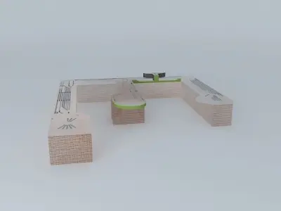 HO Railroad Free 3D model