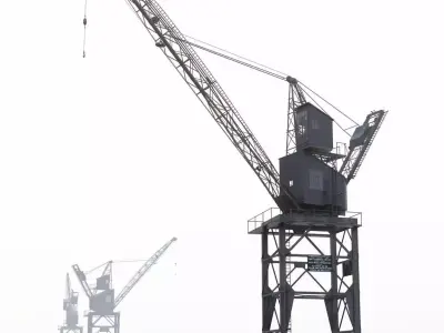 Southampton Crane 3D model 3D model