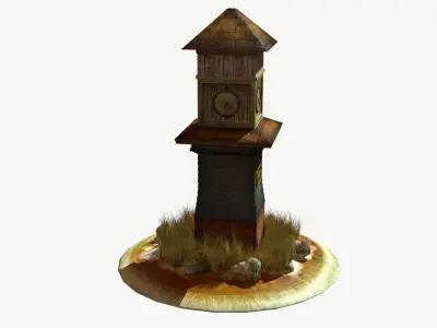Clock Tower 3D model