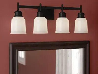 Zeke 4 - Light Vanity Light Free 3D model