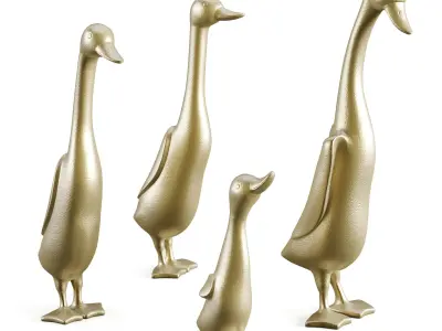 Perri Gold Duck 3D model