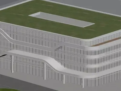 Office building 3D model