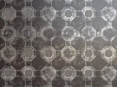 Mix Metal Surface Material PBR Seamless Texture