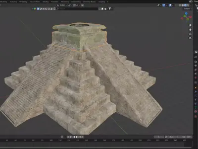 Temple 3D model order