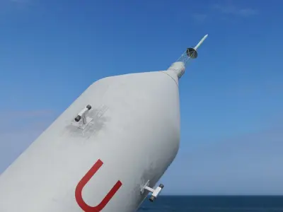 Sea Dragon rocket Low-poly 3D model