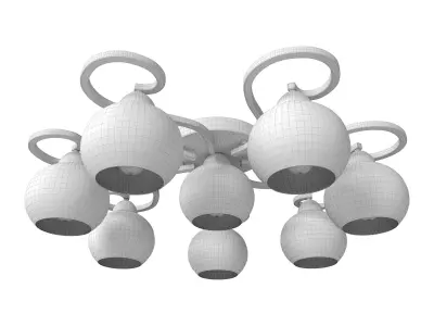Ceiling chandelier A6058PL-8CC 3D model