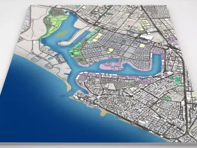 Ajman Free Zone UAE 3D model