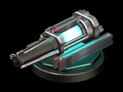 Satellite City Objects - Battery 17 3D model