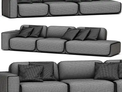 STARLIGHT Sectional Sofa By CPRN HOMOOD 3D model