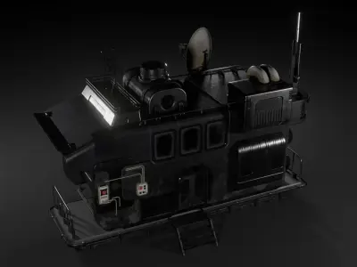 Sci-Fi Watchtower 3D model