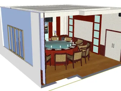 vacation spot-Resort-Fashion Leisure Hotel-0268 3D model