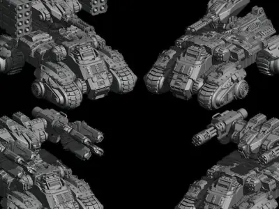 Light Tank  3D print model