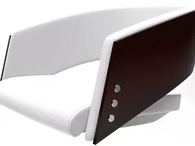 M - person office chair 3D model