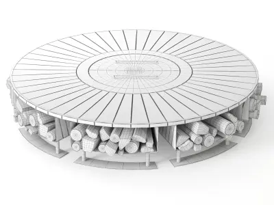 Fire Pit 03 3D model