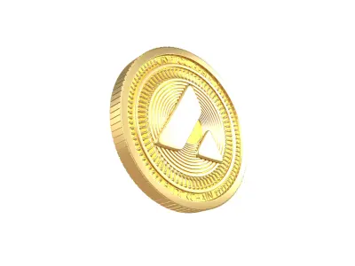 Avalanche Coin v6 001 3D model