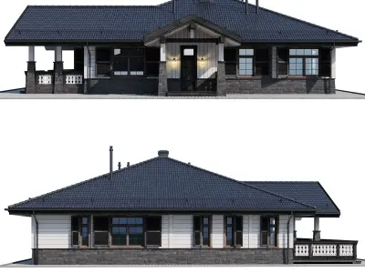 Modern house 19 3D model