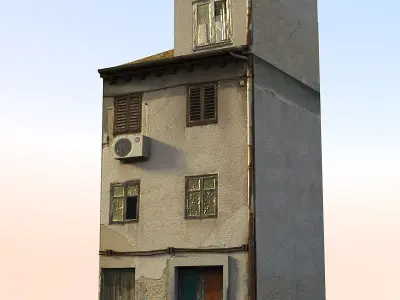 Lowpoly Game-Ready House pack Low-poly 3D model