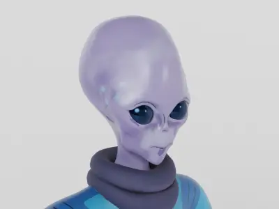 Sci-Fi Character  3D model