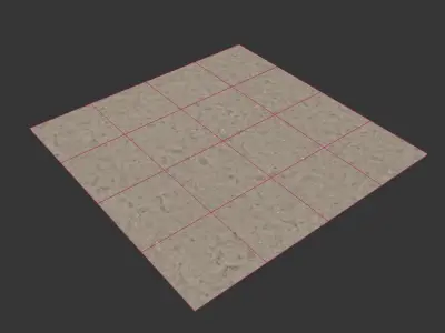Ultra realistic Sand Scan 3D model